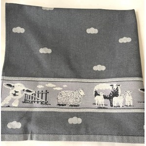 Theedoek - Schaap - Antraciet